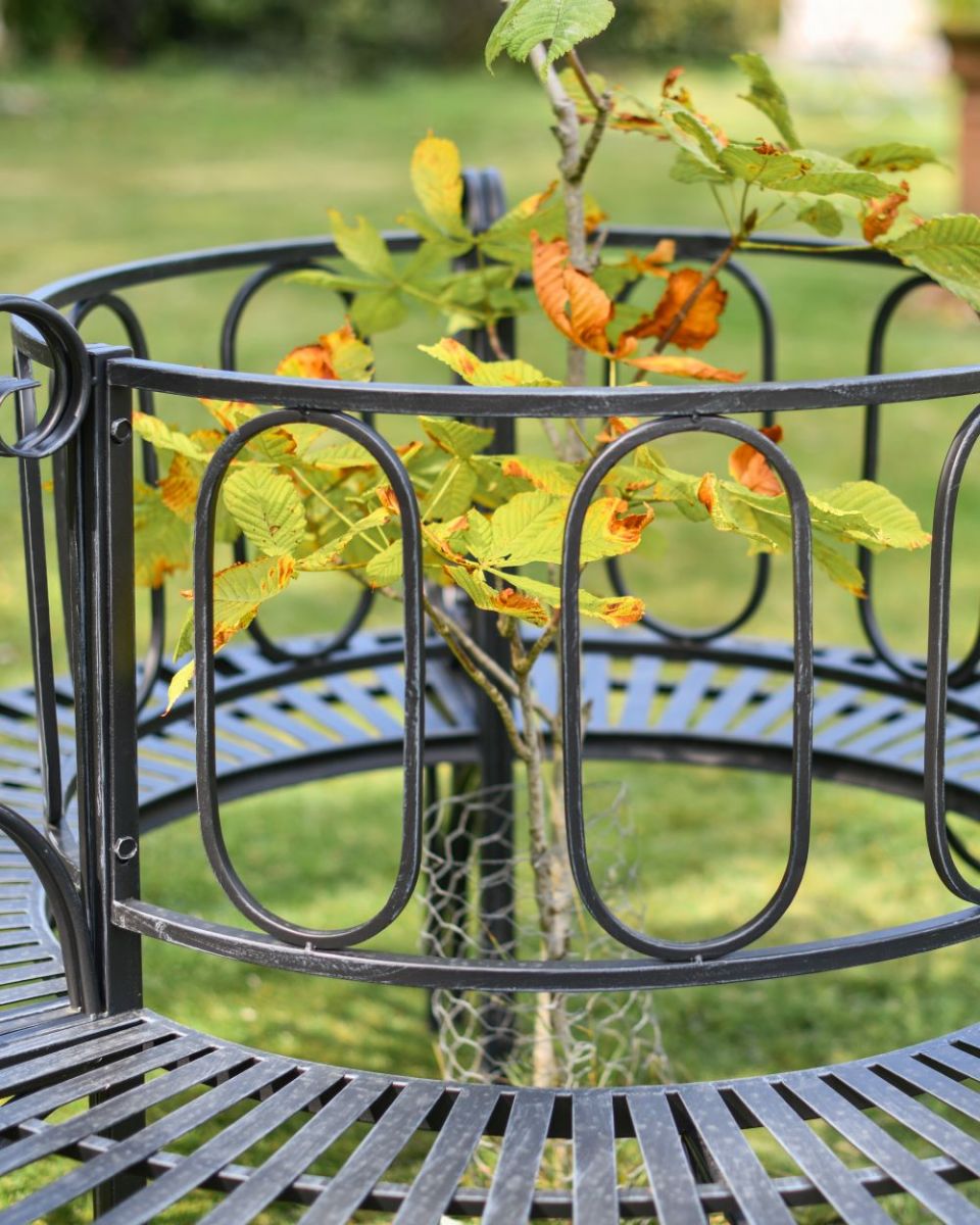 Close up of detailing on seat back