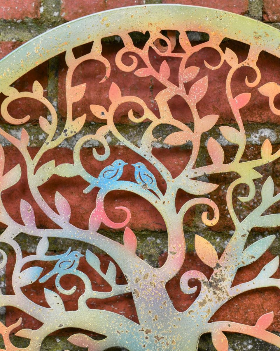 Close up of birds in tree