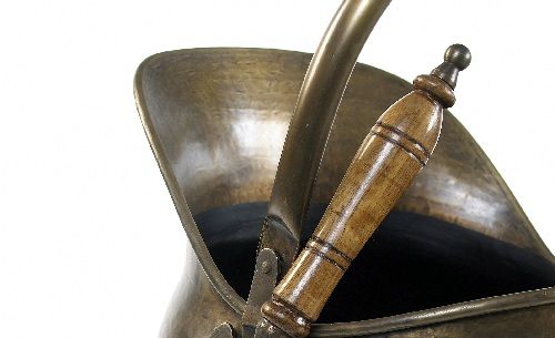Coven Antique Bronze Finish Coal Scuttle with Shovel Coven Antique Bronze Finish Coal Scuttle with Shovel