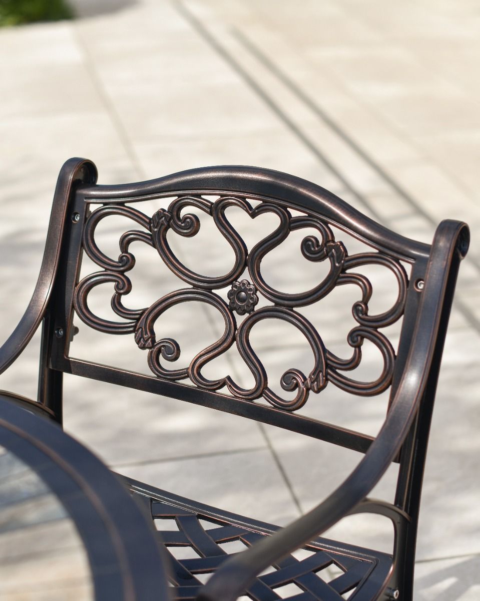 Ornate Pattern on the Seat Backrest