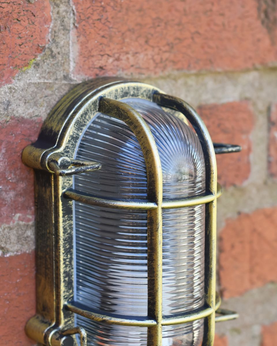 Close Up Of The Finish On The Nautical Wall Light Close Up Of The Finish On The Nautical Wall Light