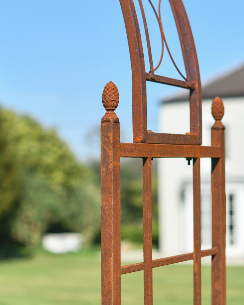 Close Up Of The Detail From The Pinecrest Rose Arch