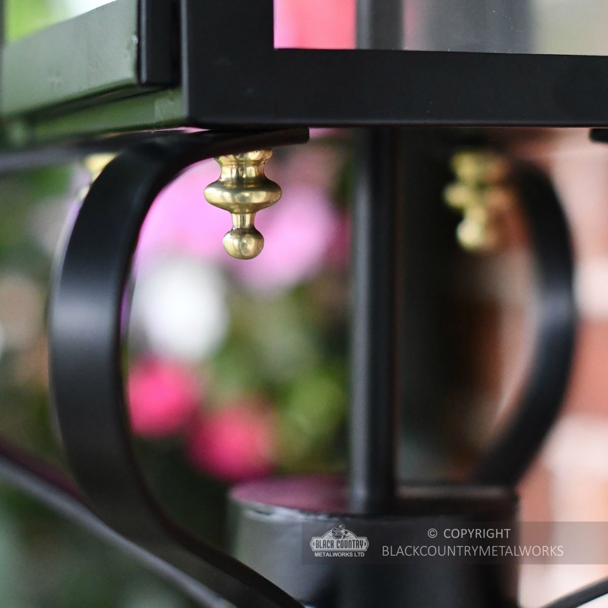 Close Up of Wall Lantern Mounting Collar Close Up of Wall Lantern Mounting Collar