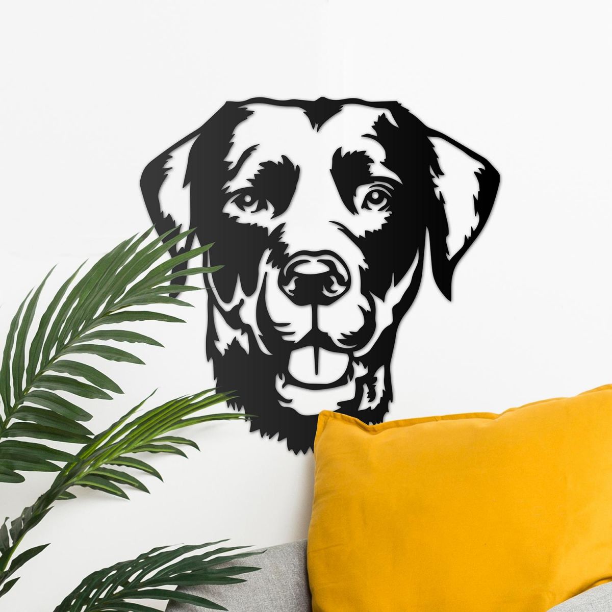 Labrador Wall Art in Situ in the Home