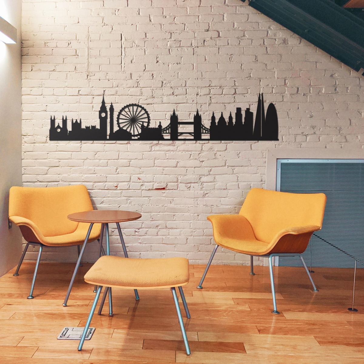 London Wall Art in Situ in the Dining Room