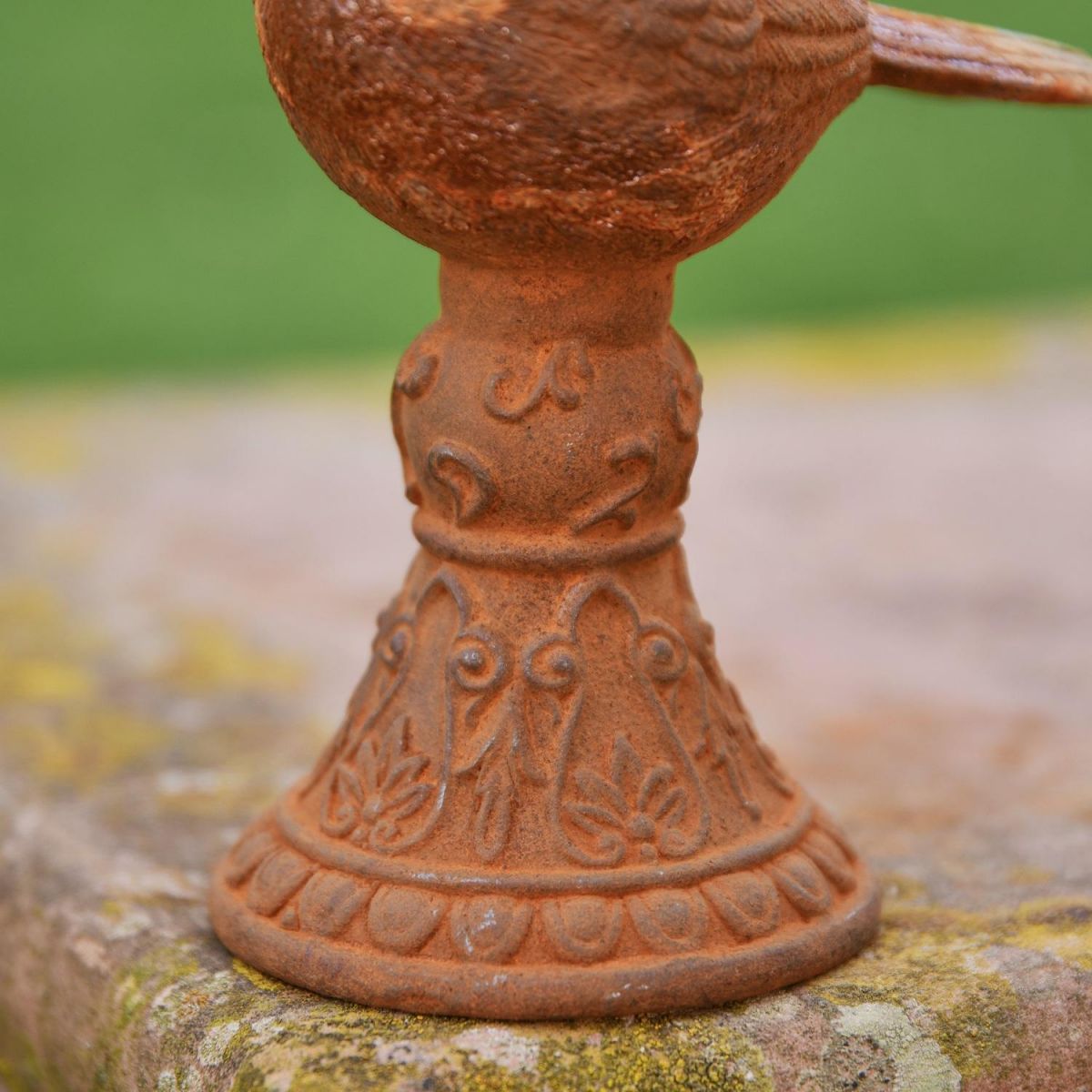 Close up of embellished plinth Close up of embellished plinth