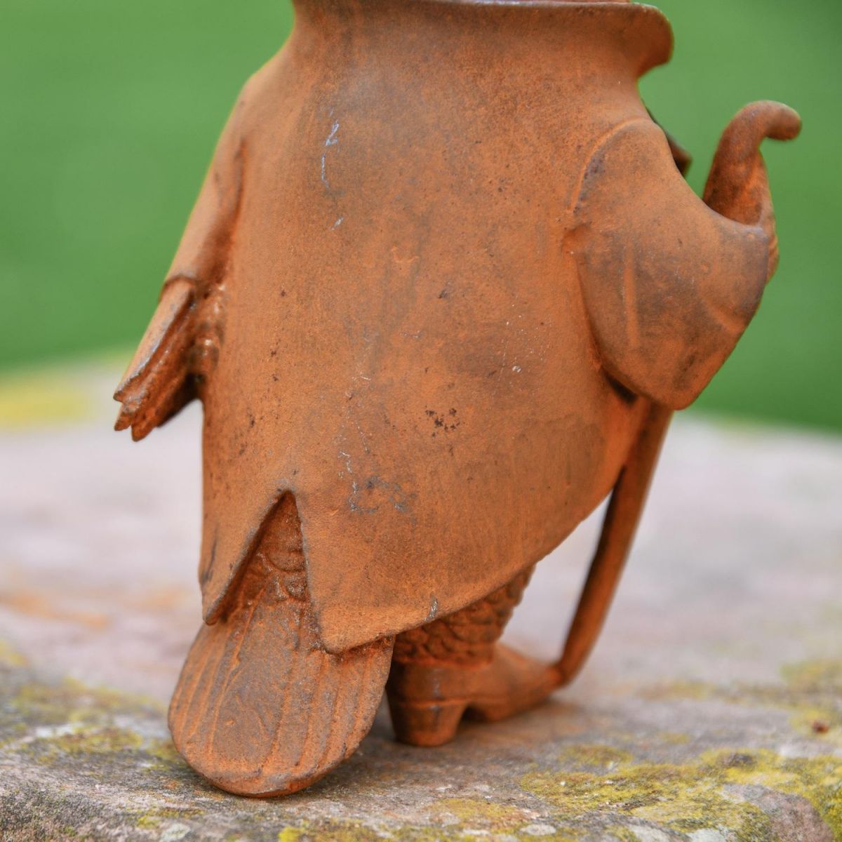 Rear view of Cast Iron Sculpture  Rear view of Cast Iron Sculpture