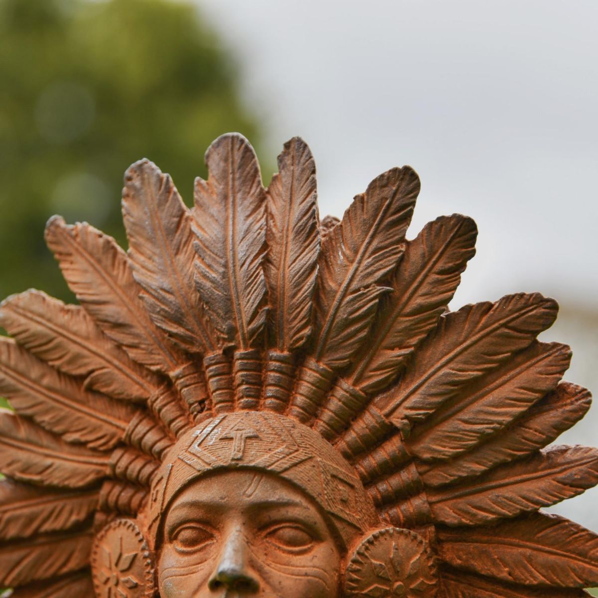 Close-Up of Head Dress Detail Close-Up of Head Dress Detail