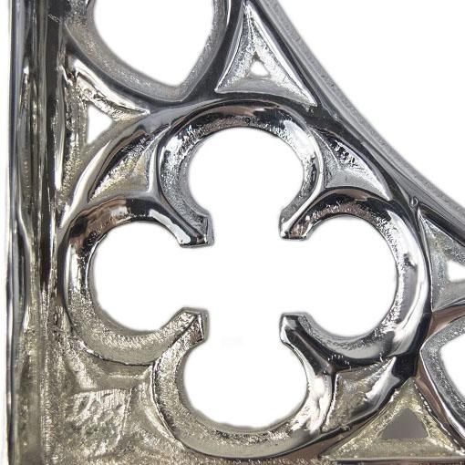 "Coalbrookdale" Bright Chrome Bracket 36 x 26cm "Coalbrookdale" Bright Chrome Bracket 36 x 26cm