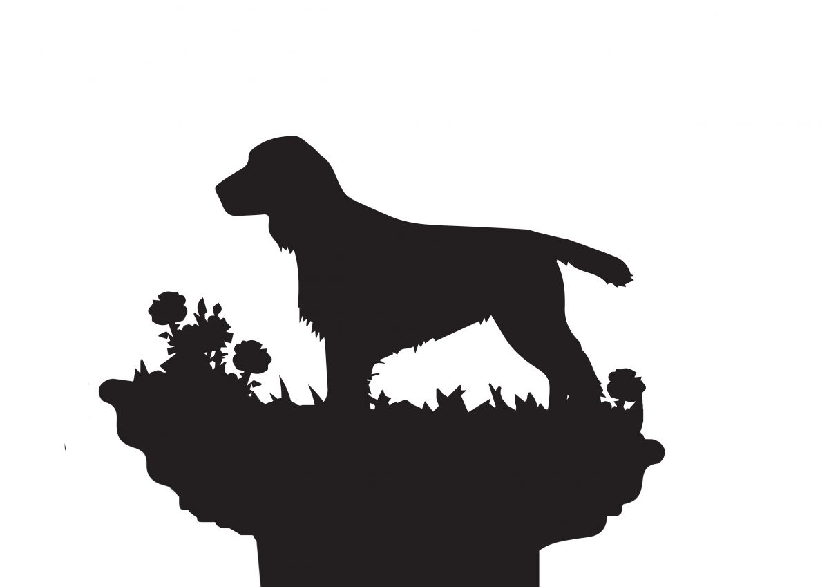 Cocker Spaniel Weathervane Motif Cocker Spaniel Weathervane Motif