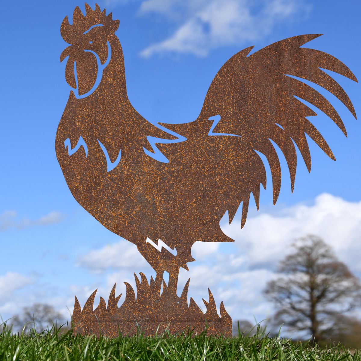 Rustic Rooster Silhouette
