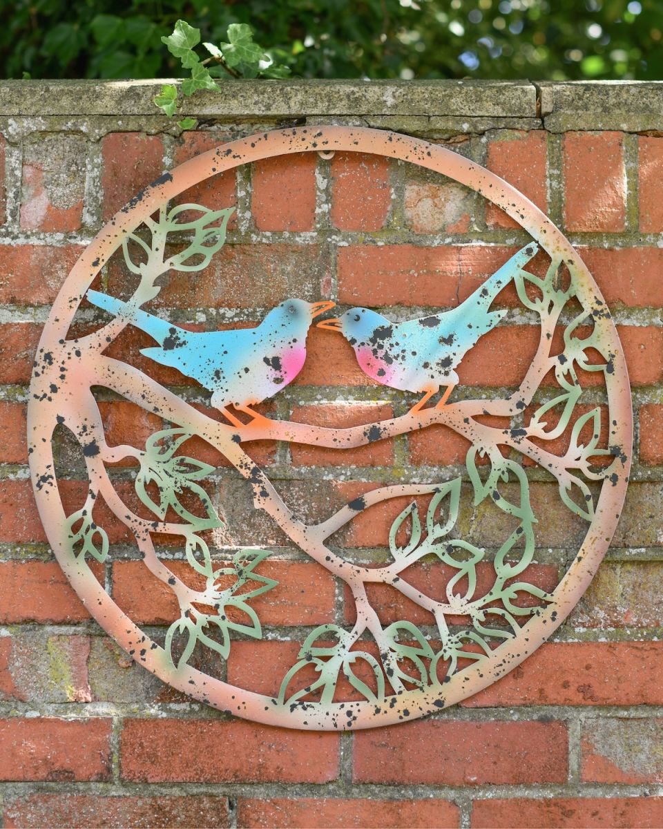 Colourful Birds Garden Wall Art Colourful Birds Garden Wall Art