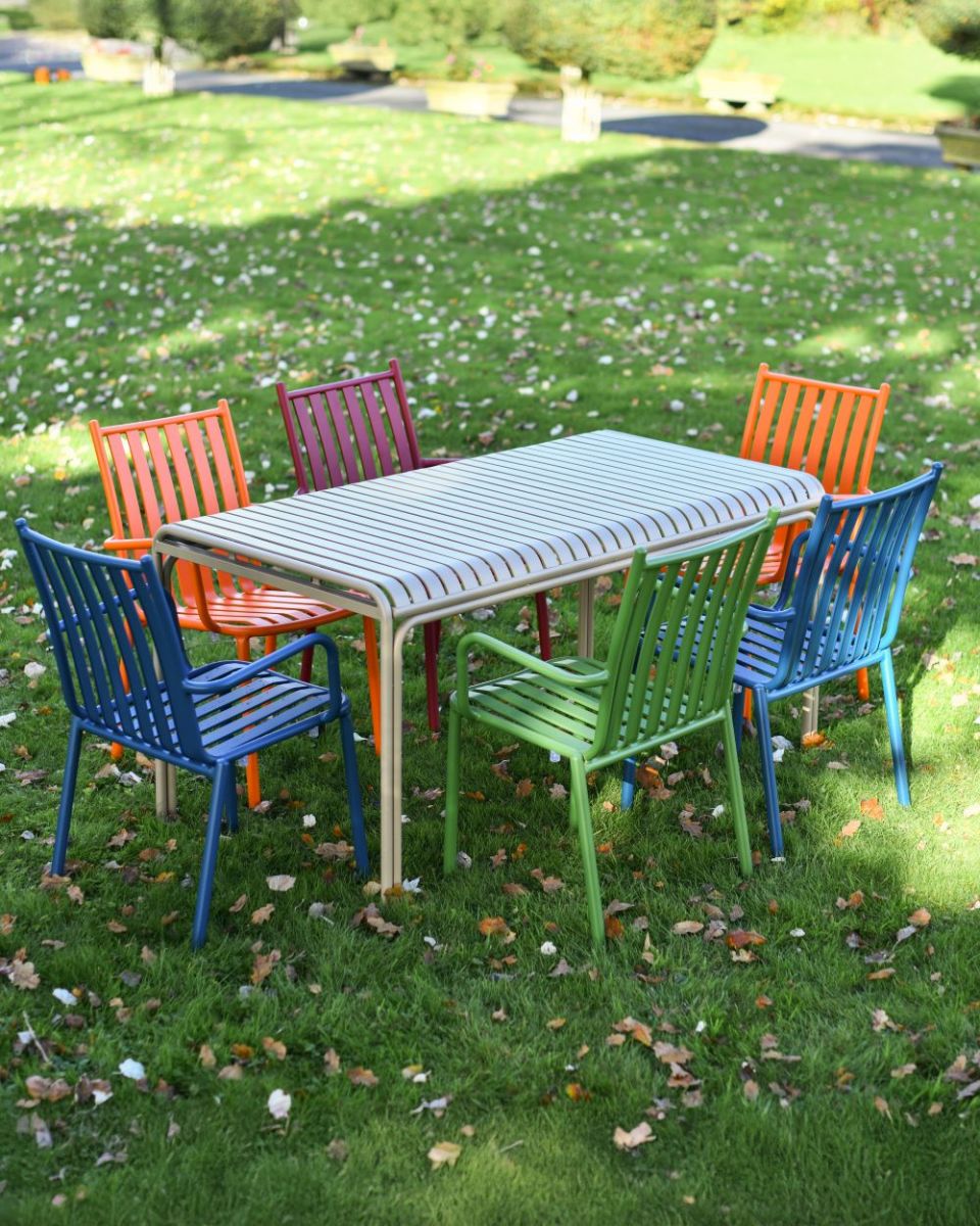 Chrysolina Pop Art Six Seat Table and Chair Set