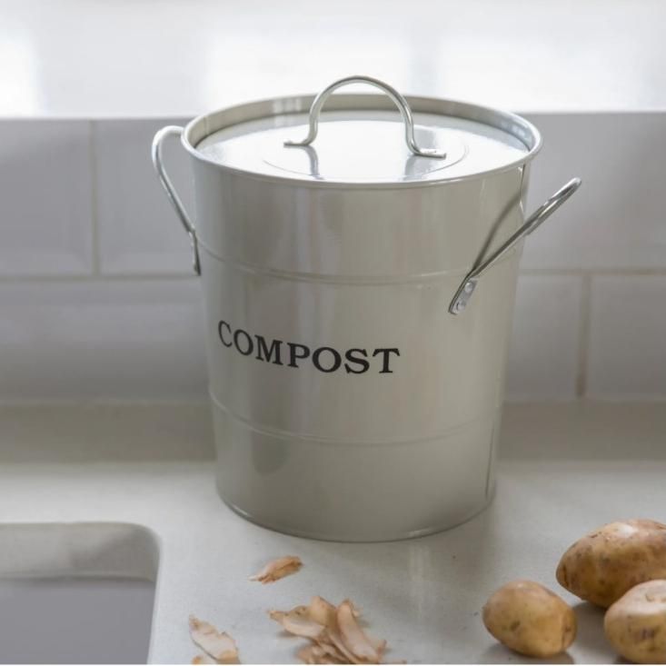 Cream 3.5L Compost Bucket 
