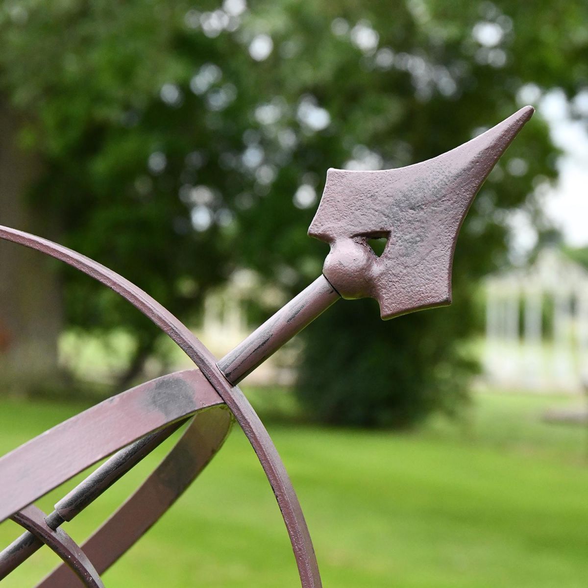 Close-up of the Arrow on the Armillary 