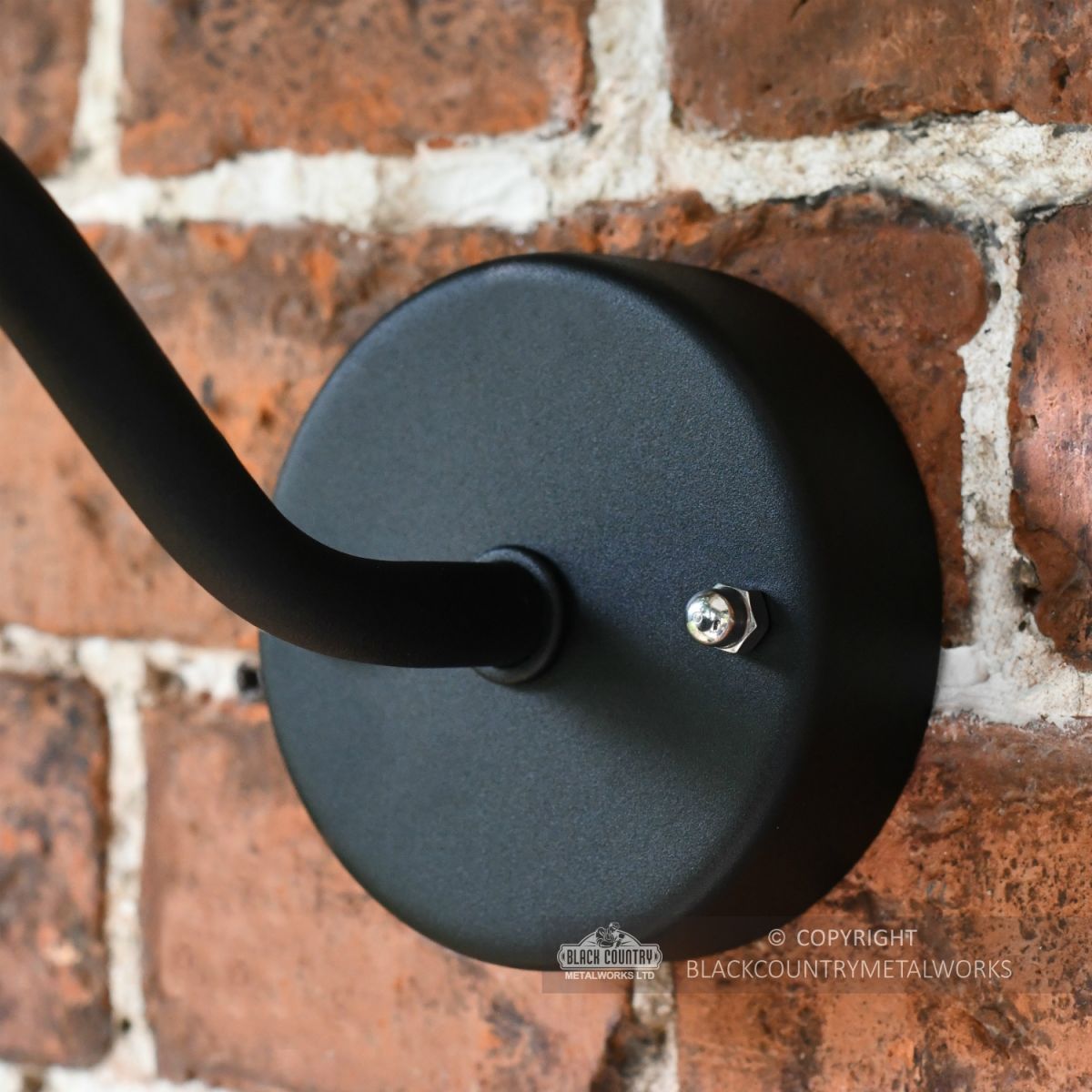 Contemporary Barn Yard Outdoor Wall Light Close Up