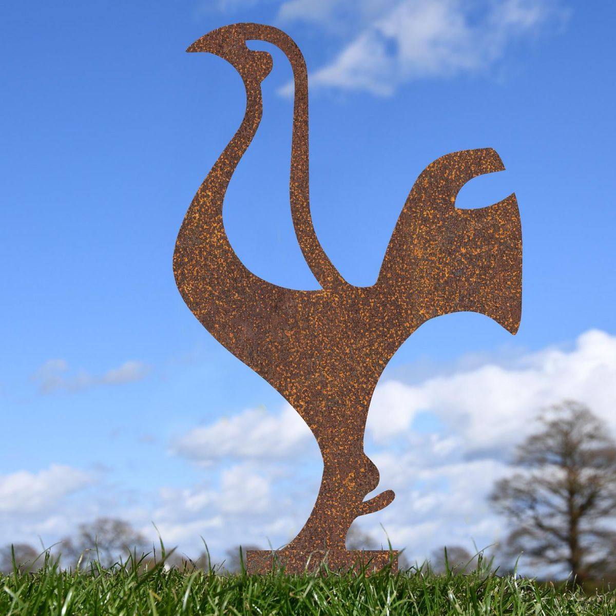 Rustic Contemporary Cockerel Silhouette 