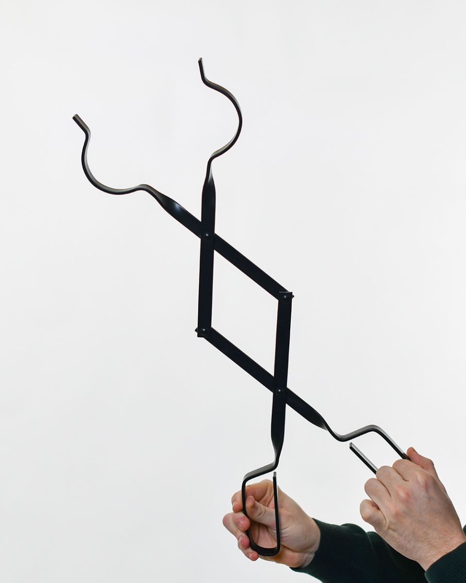 Contemporary "Juniper" Fireplace Tongs