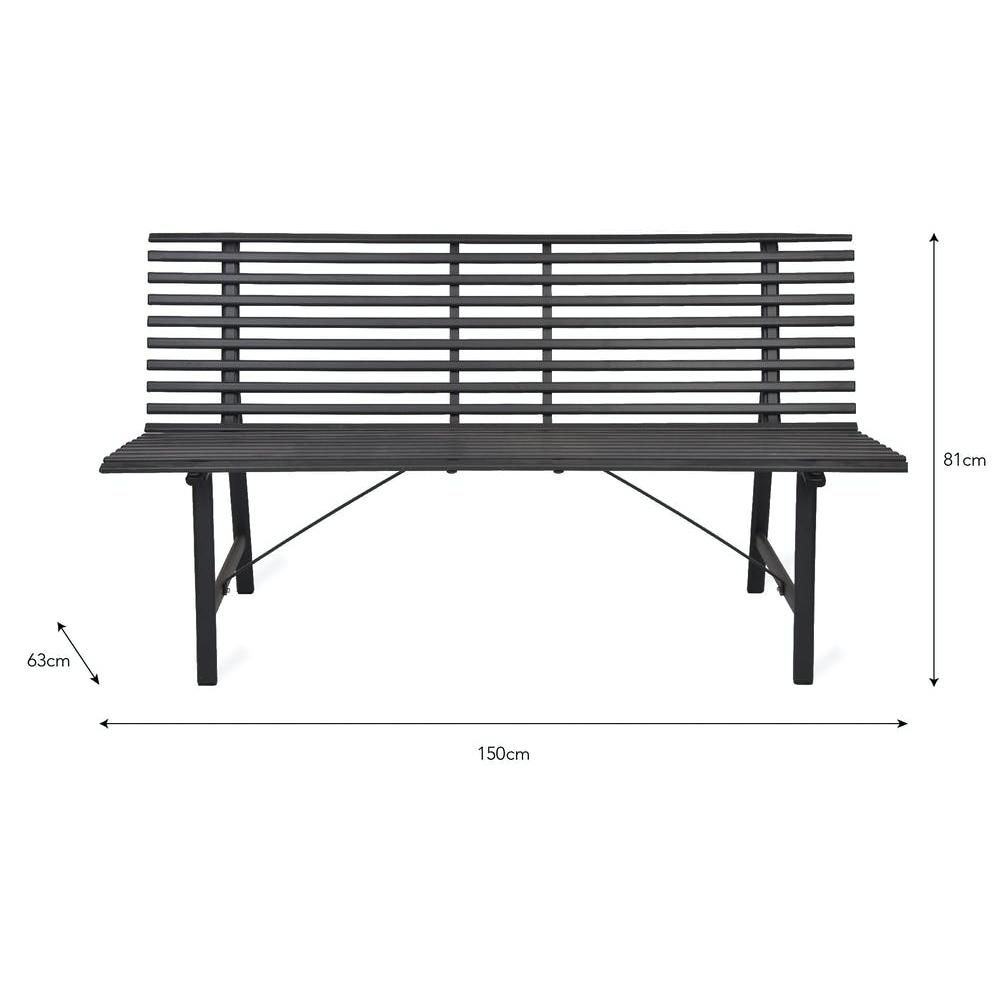 Contemporary Foldable Park Bench Dimensions
