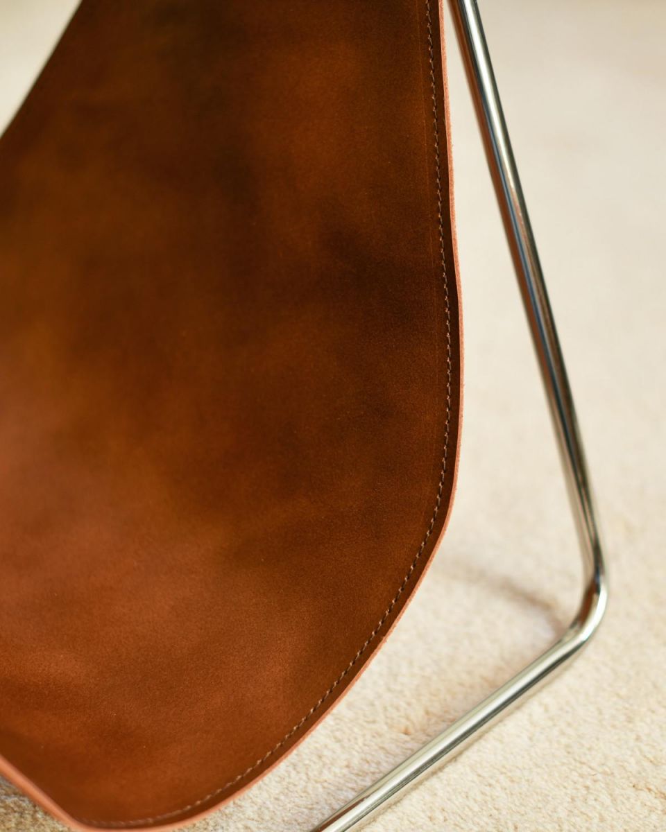 Close-Up of Leather Pouch