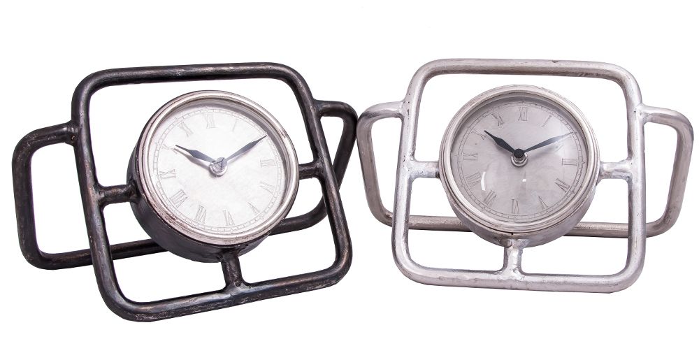 “Pritchard Hill” Contemporary Tubular Style Desk Clock