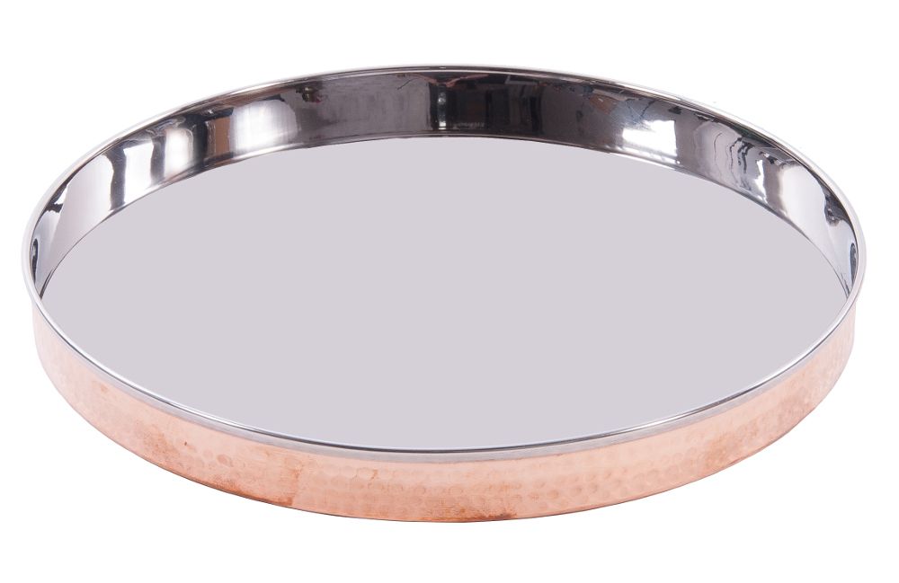 Copper “Thali” or Serving Tray Copper “Thali” or Serving Tray