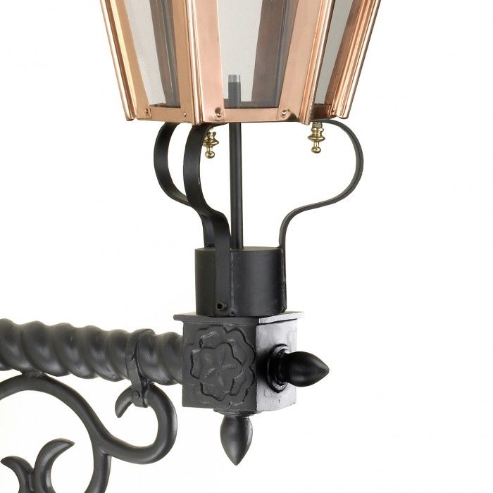 Close-up of the Frog Collar and Ornate Pattern on the Wall Bracket