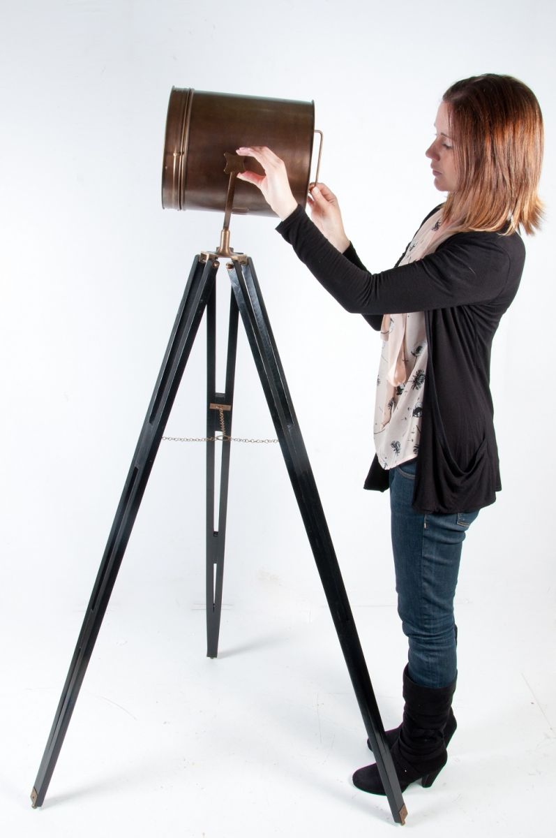 Copper Free Standing Spotlight