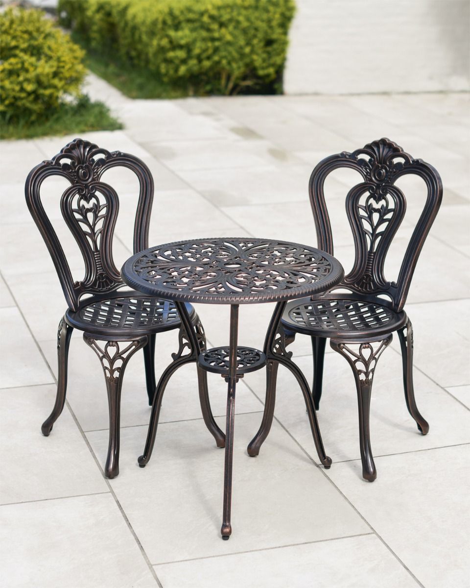 Two Seater Copper Bistro Set  Two Seater Copper Bistro Set