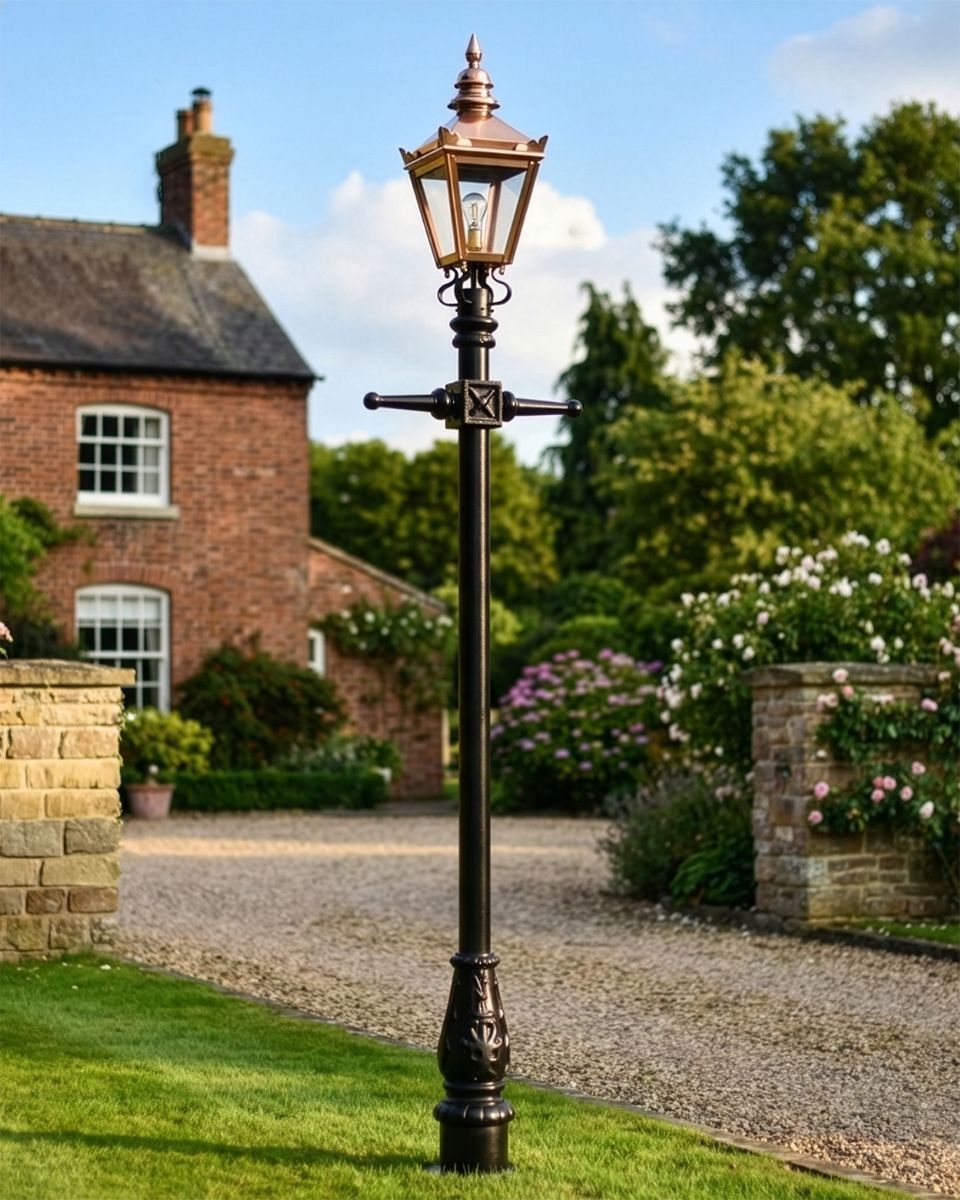 Copper Harrogate Lamp Post 2.25m Digital illustration