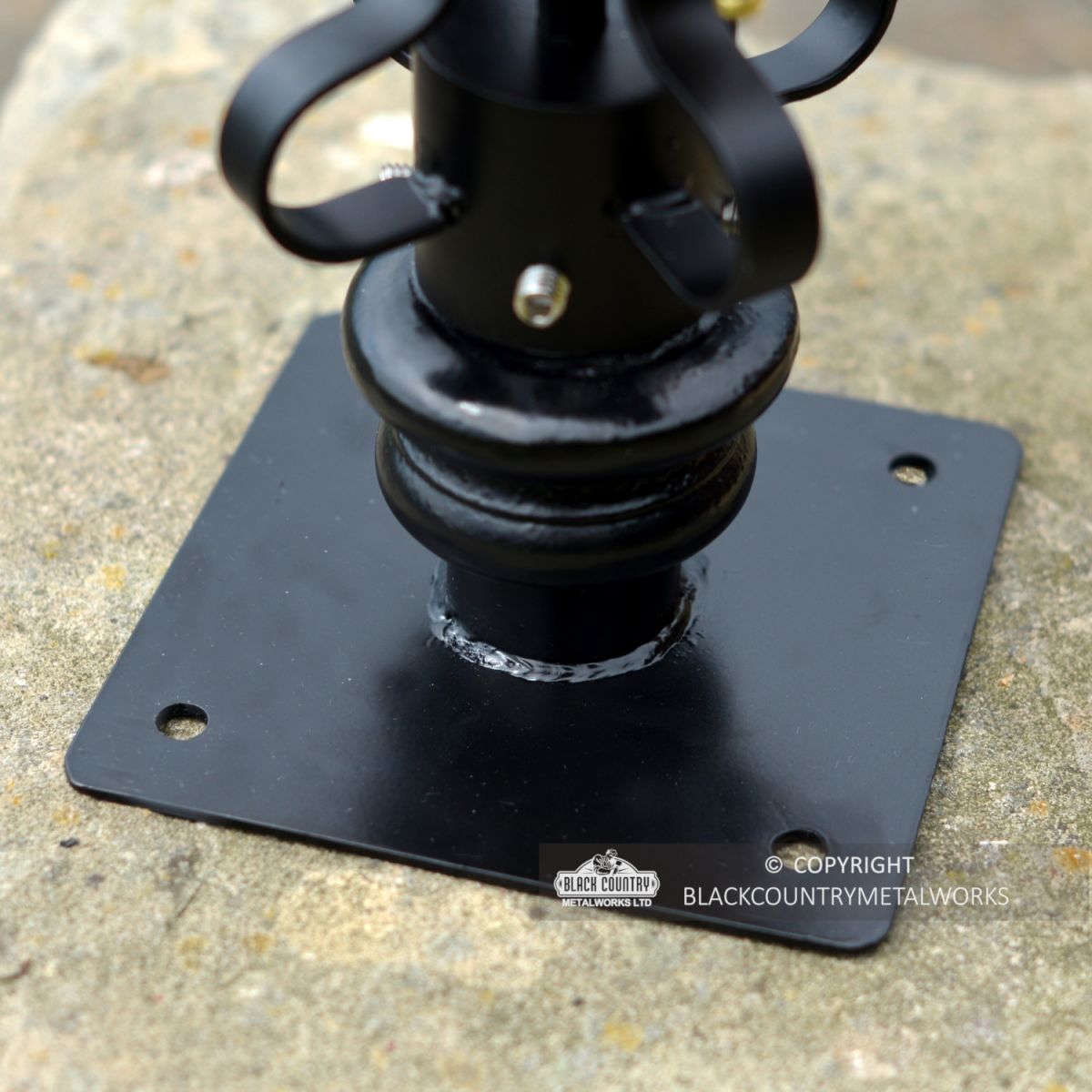 Close-up of the Pillar Post Base