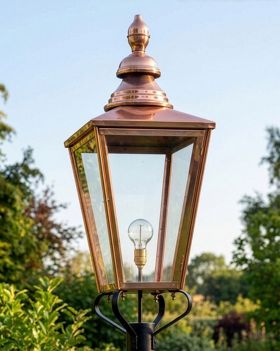 Copper ’Rochester’ Lantern Deluxe Digital Illustration