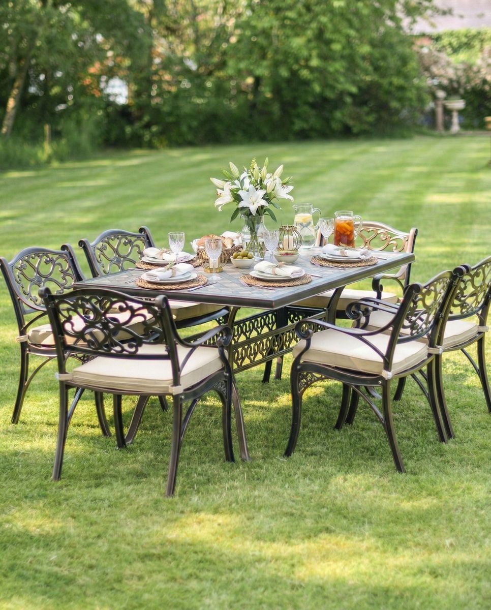 copper_six_seater_garden_furniture_copy-2 cushions and a dressed table