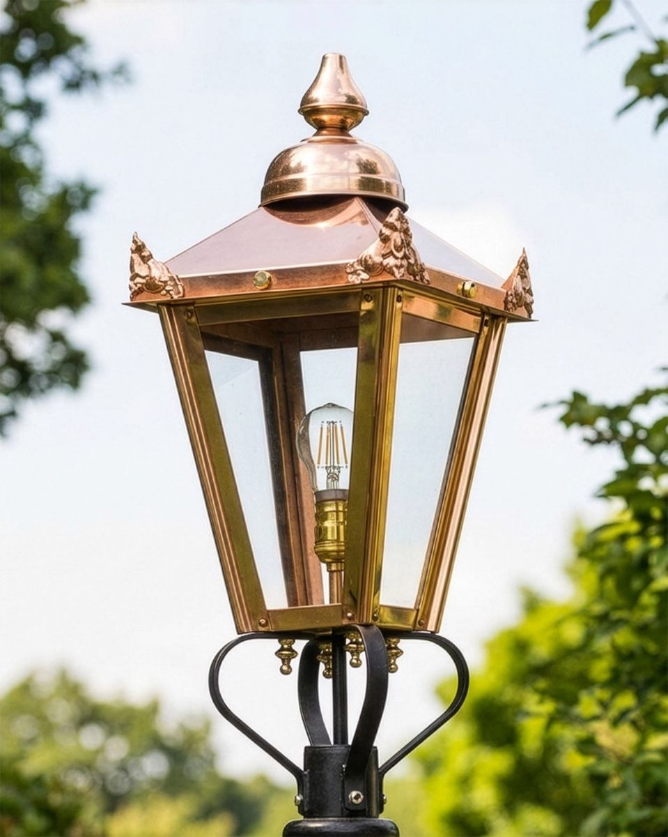 Copper Victorian Lantern 60cm Digital Illustration