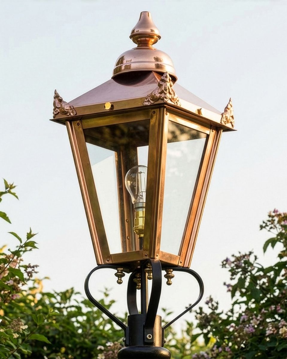 Copper Victorian Lantern 70cm Digital Illustration