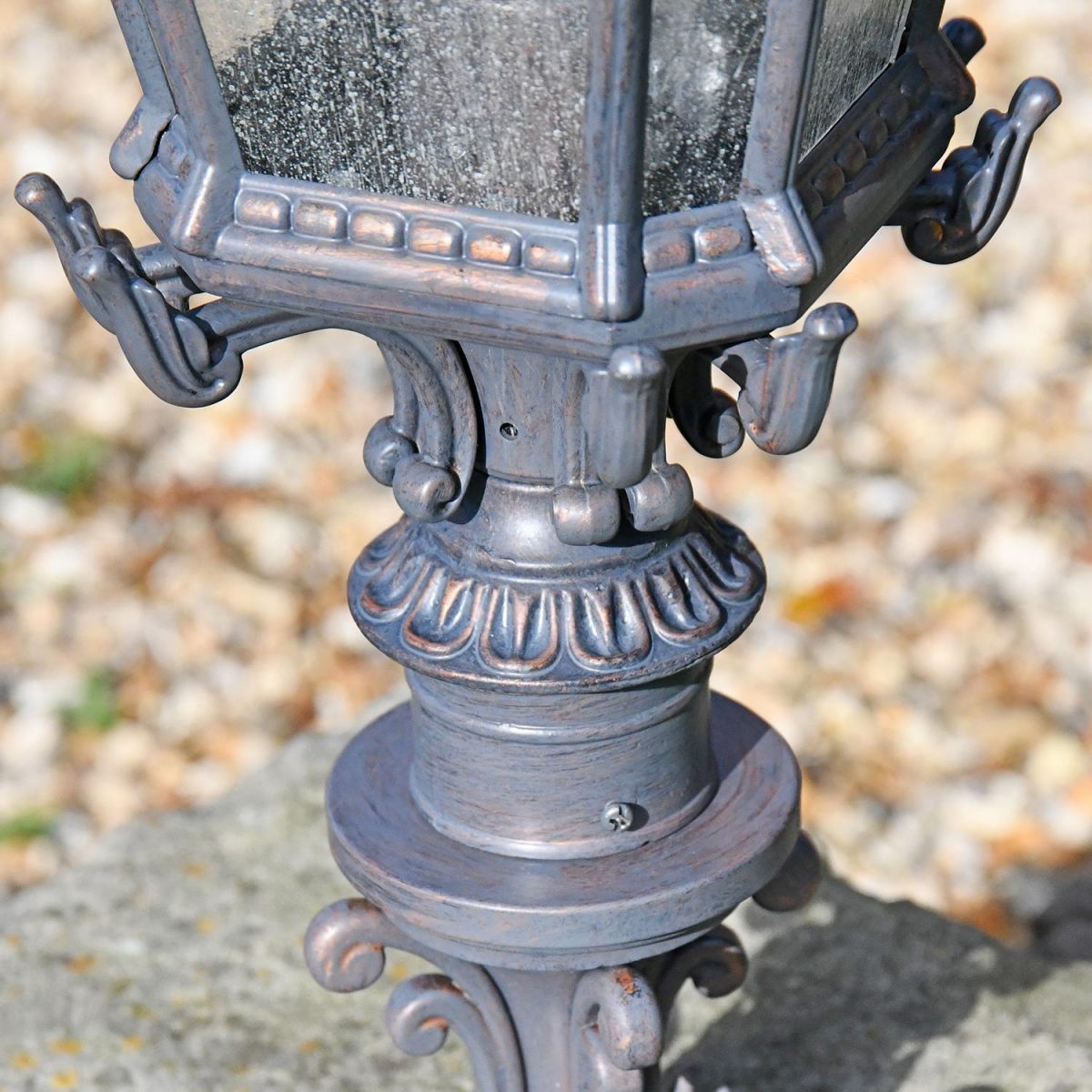 Ornate Design on the Pillar Light