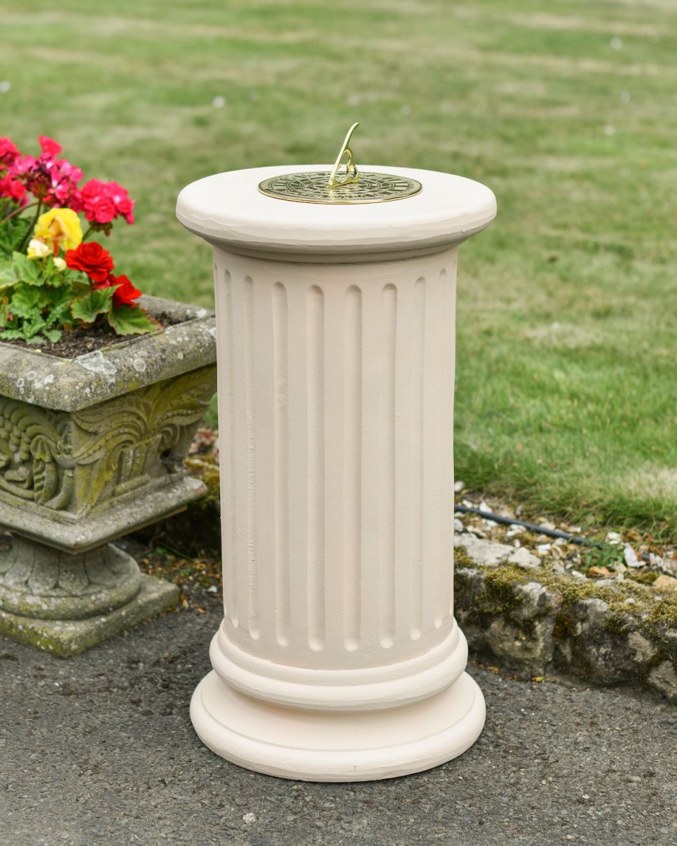 Cream Fluted Column