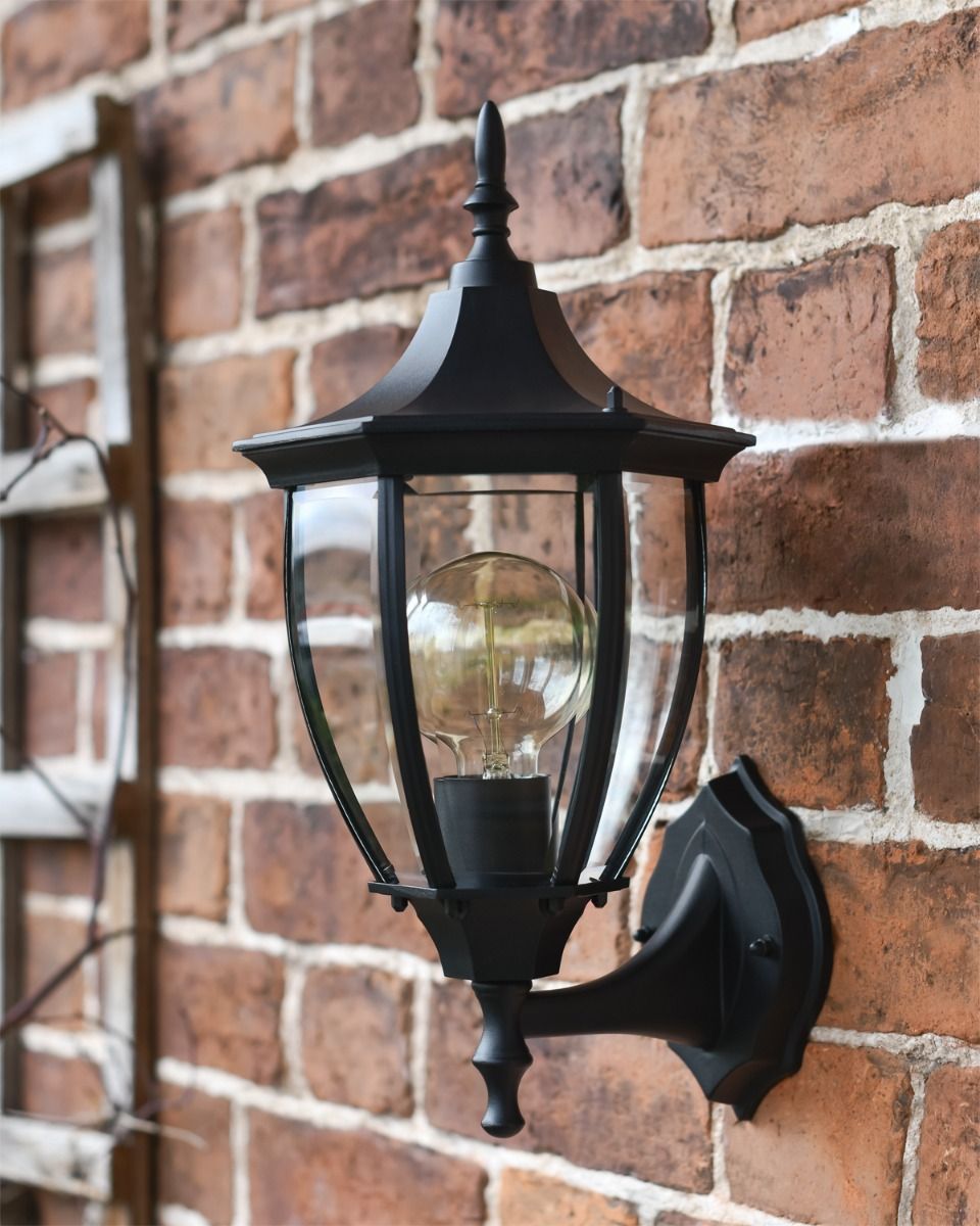 Traditional "Chelsea Row" Bottom Fix Outdoor Wall Lantern