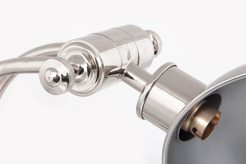 “Halmrook Croft” Contemporary Curved Desk Lamp 