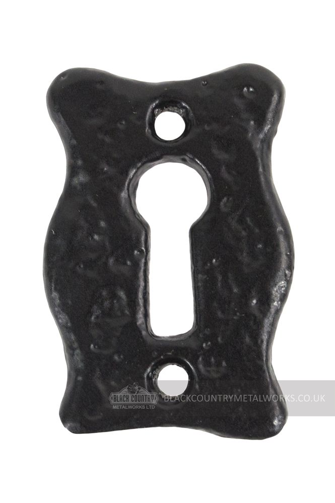 Curved Rectangular Iron Escutcheon Curved Rectangular Iron Escutcheon