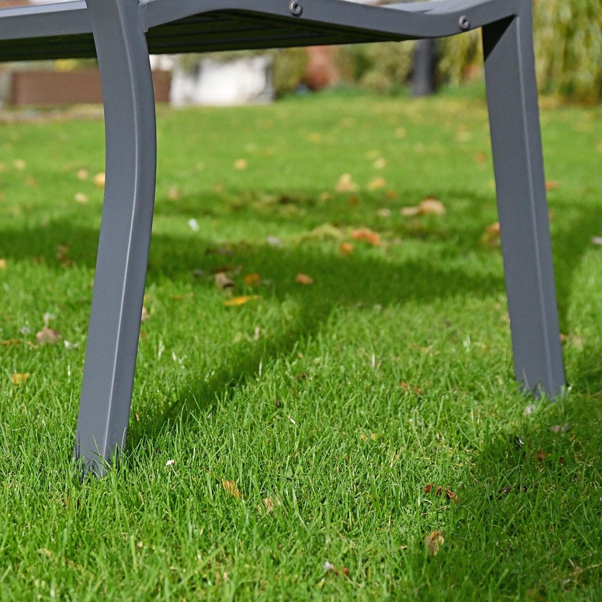 Close-up of the Legs on the Bench