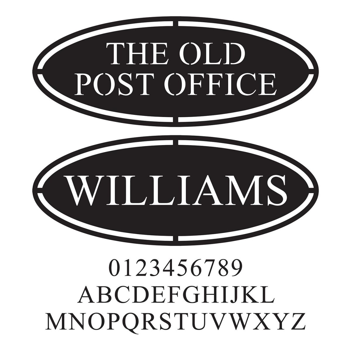 Font Available for the Bench