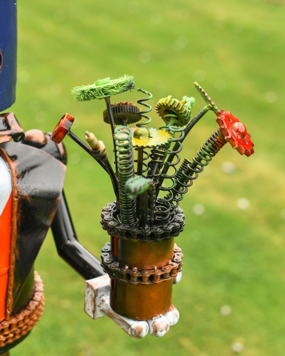 Close up of Date Night Robot Flowers