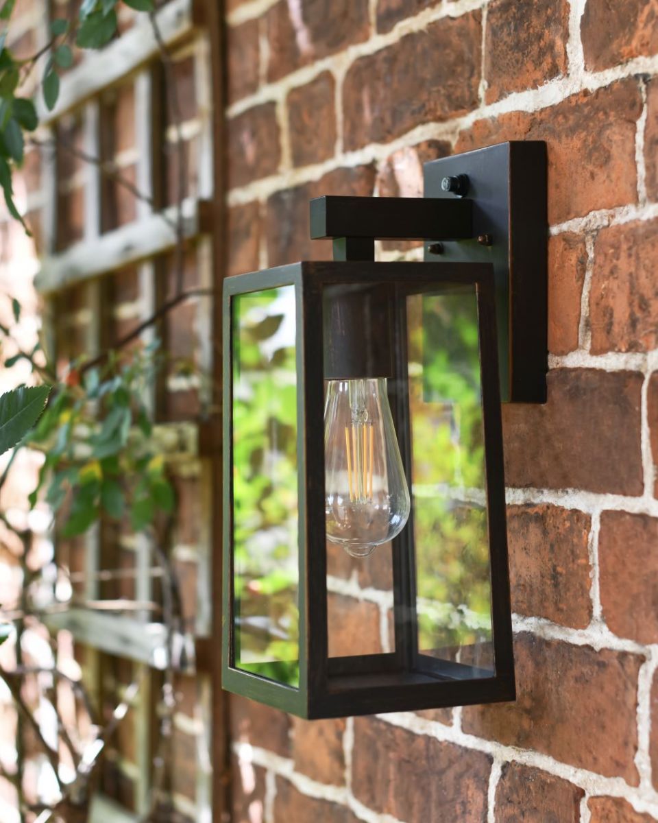 Copper Davenport Wall Light Side View