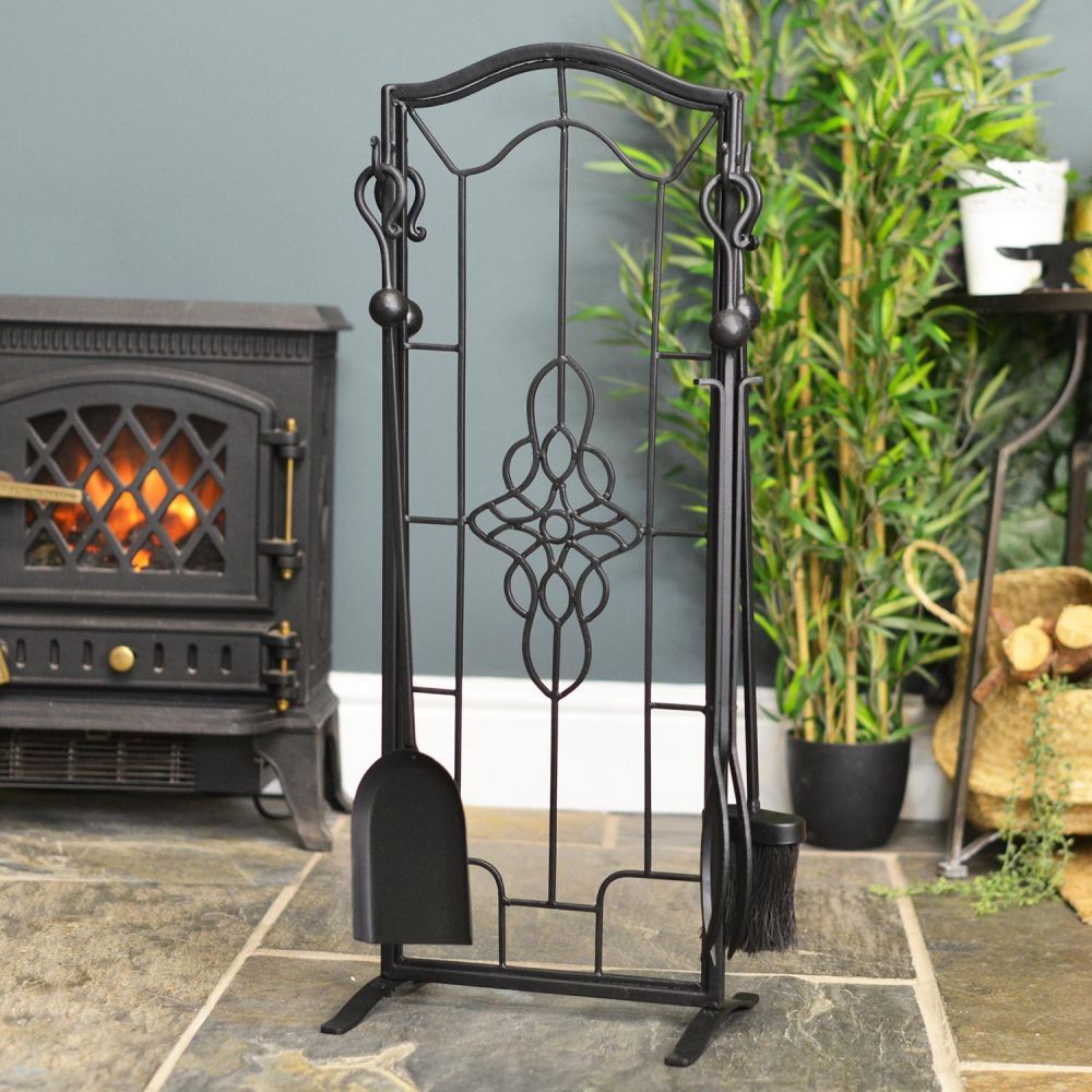 “Dawnmead House” Gothic Fireside companion Set 82cm