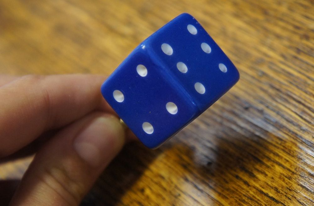 Blue Dice Cabinet Knob Blue Dice Cabinet Knob