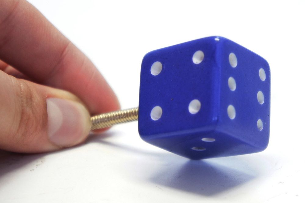 Blue Dice Cabinet Knob Blue Dice Cabinet Knob