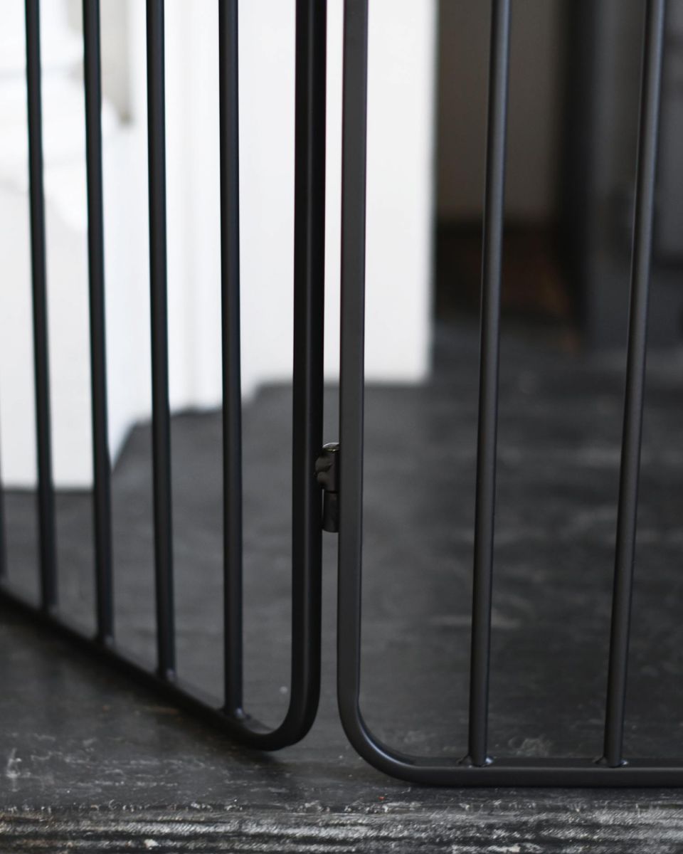 Close-Up of Black Powder Coated Finish