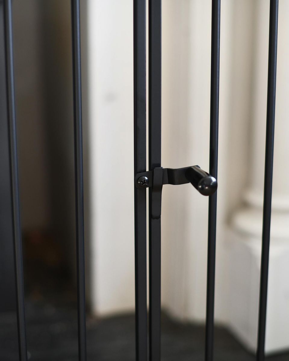 Close-Up of Handle for Deluxe" Freyja" Heavy Duty Fire Surround