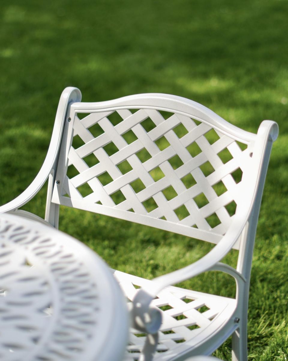 Close-Up of Crosshatch Pattern on Chair Backrest Close-Up of Crosshatch Pattern on Chair Backrest